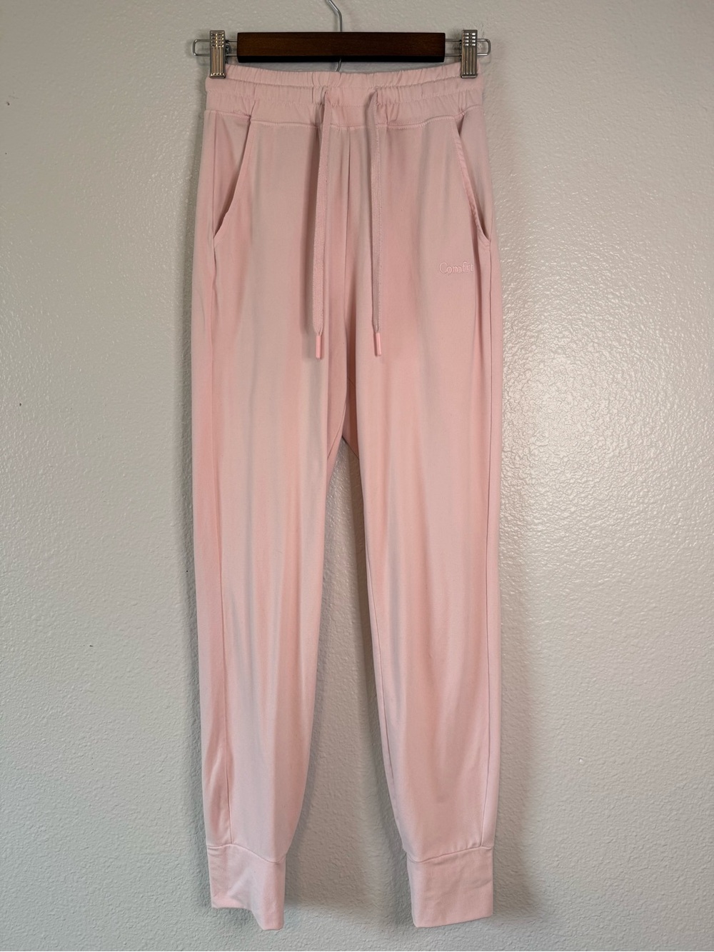 Comfrt All Day Jersey Joggers Cherry Blossom Pink XS Soft Lounge Pants